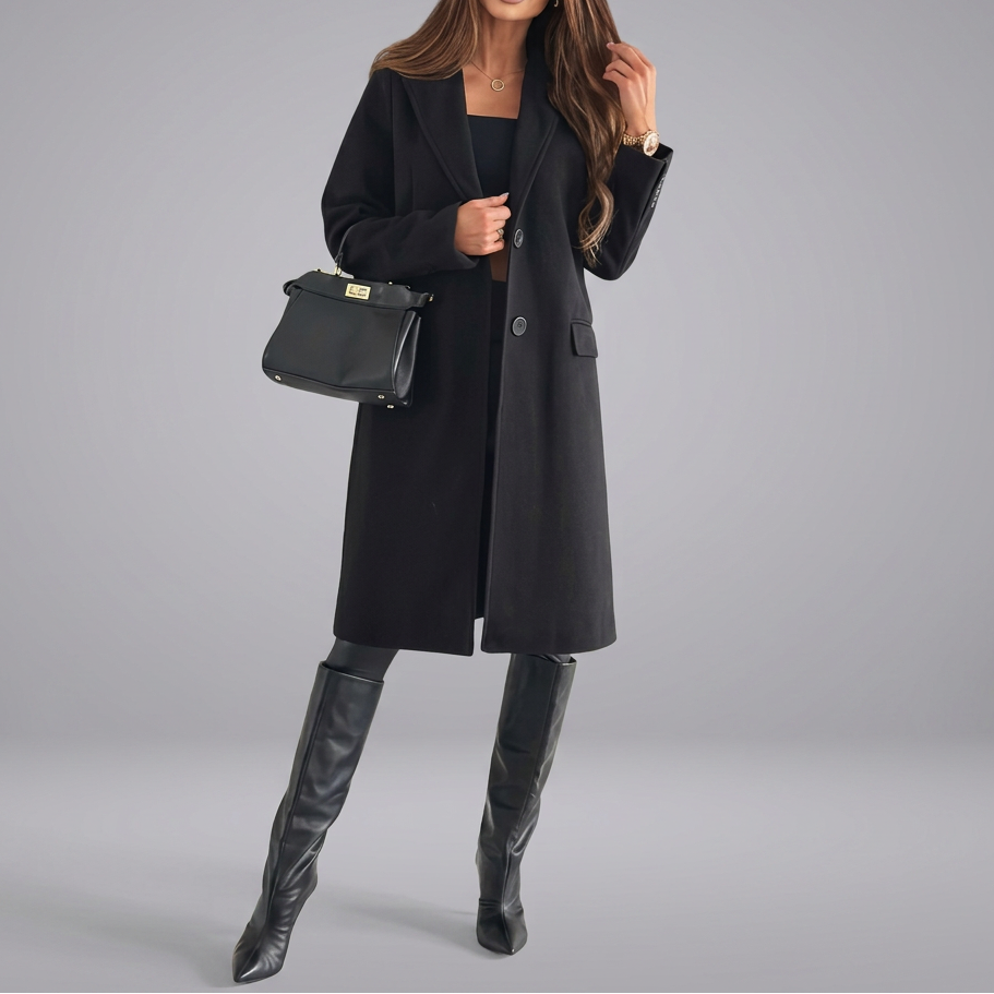 ALICE™ - Sophisticated Long Coat | Elina Dublin