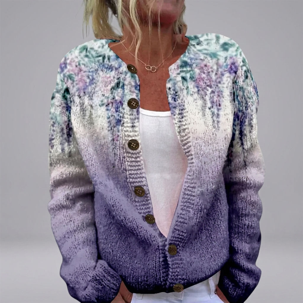 Noreen - Marigold Weave Cardigan | Elina Dublin