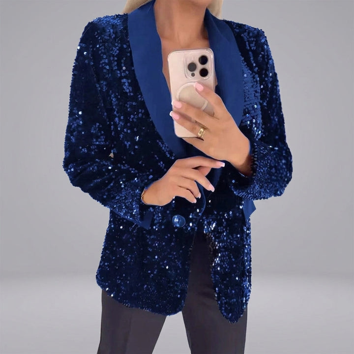 LUXARA™ -Shimmer Sequin Blazer | Elina Dublin