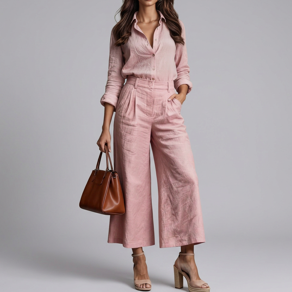 Aurelia – lightweight linen set | Elina Dublin