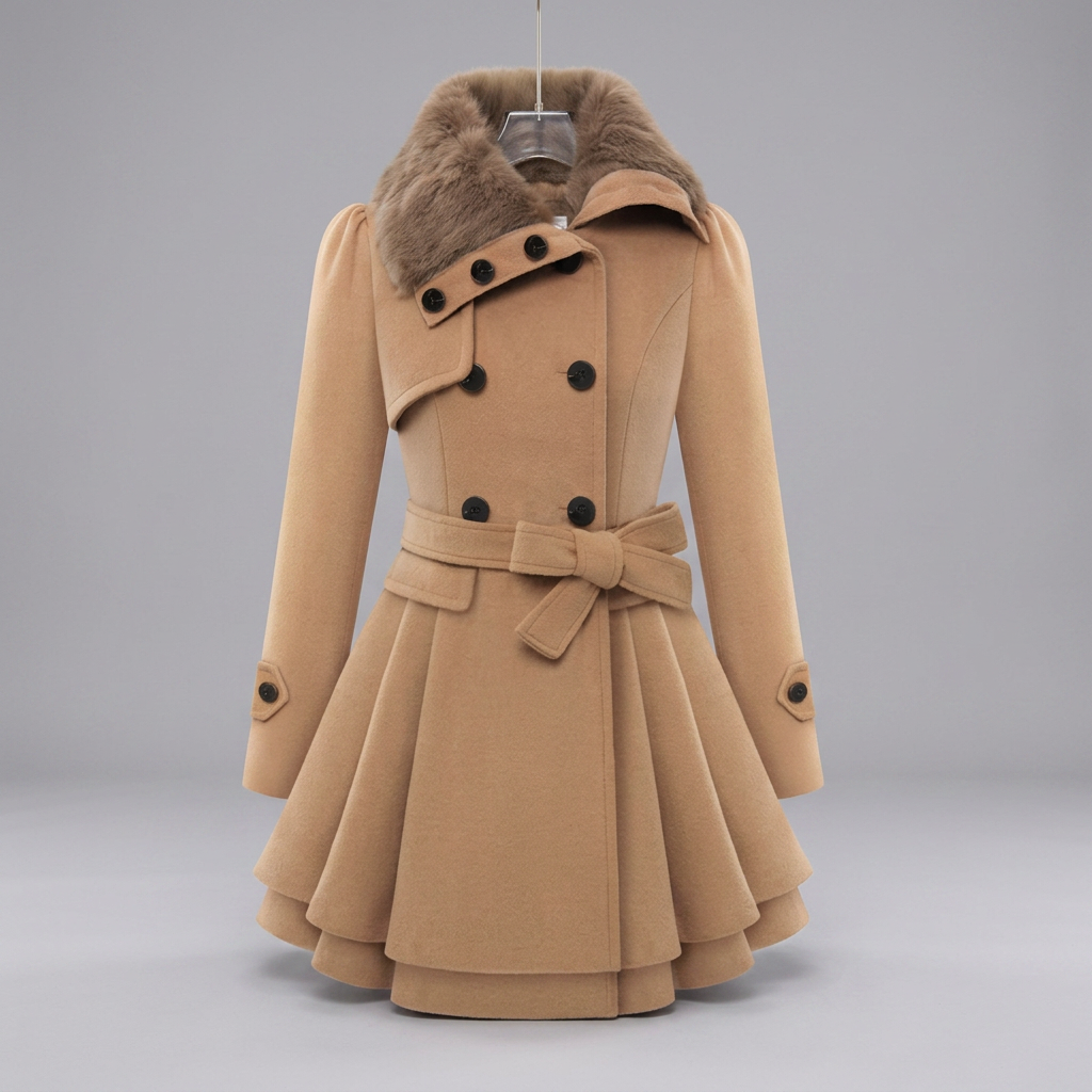 CLAUDIA™ | Vintage Flair Trench Coat | Elina Dublin