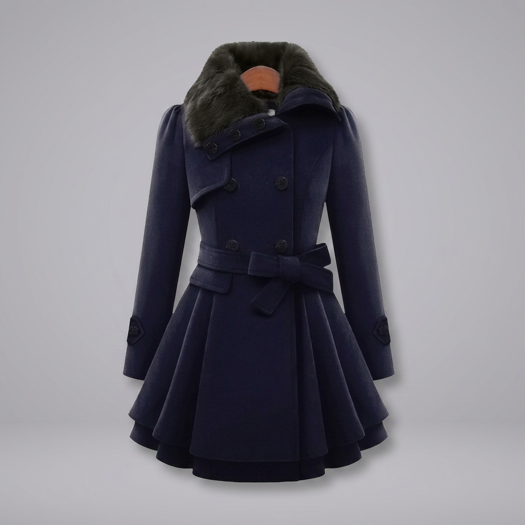 CLAUDIA™ | Vintage Flair Trench Coat | Elina Dublin