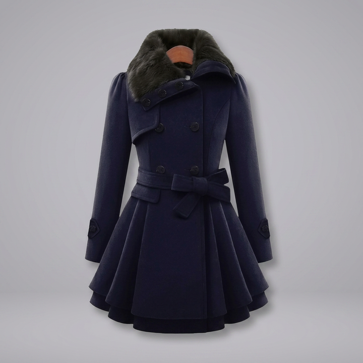 CLAUDIA™ | Vintage Flair Trench Coat | Elina Dublin
