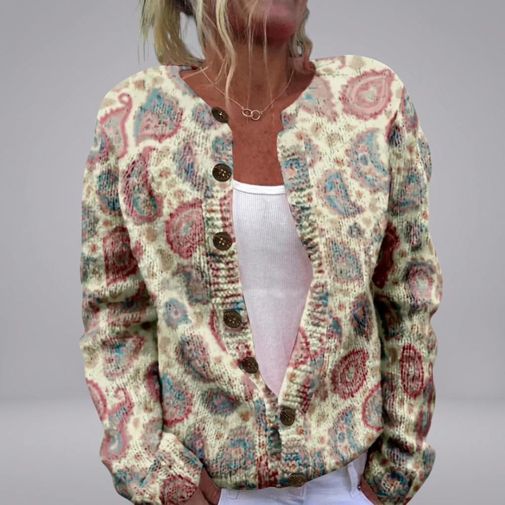 Shauna - Garden Charm Cardigan | Elina Dublin