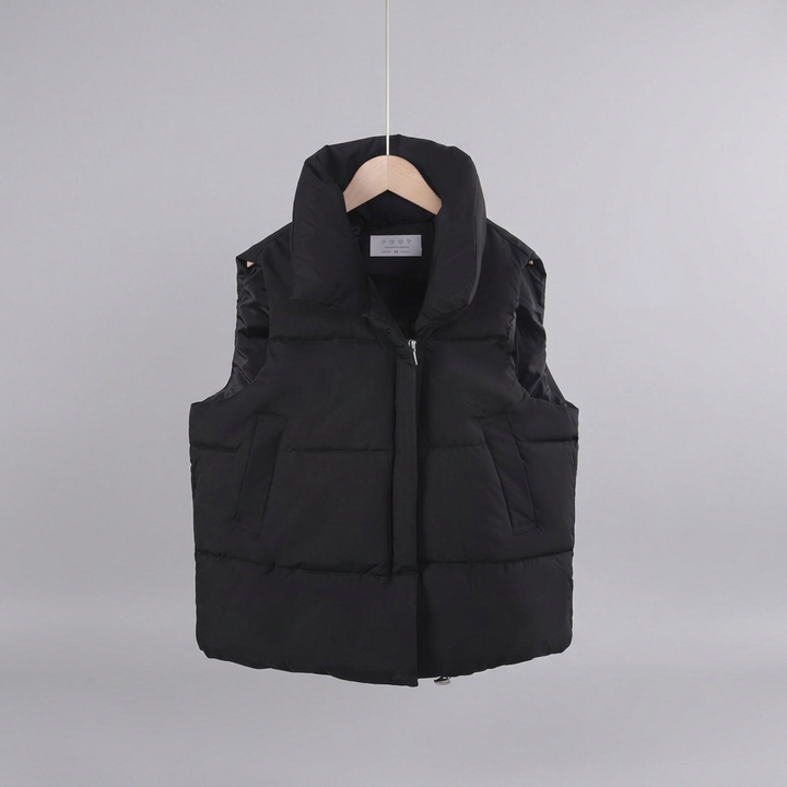 ALULA™ - Comfy Oversized High Neck Sleeveless Puffer Jacket | Elina Dublin