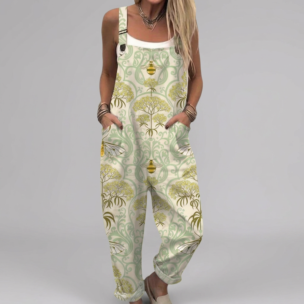 Aoife - Boho elegant and decorative dungarees | Elina Dublin