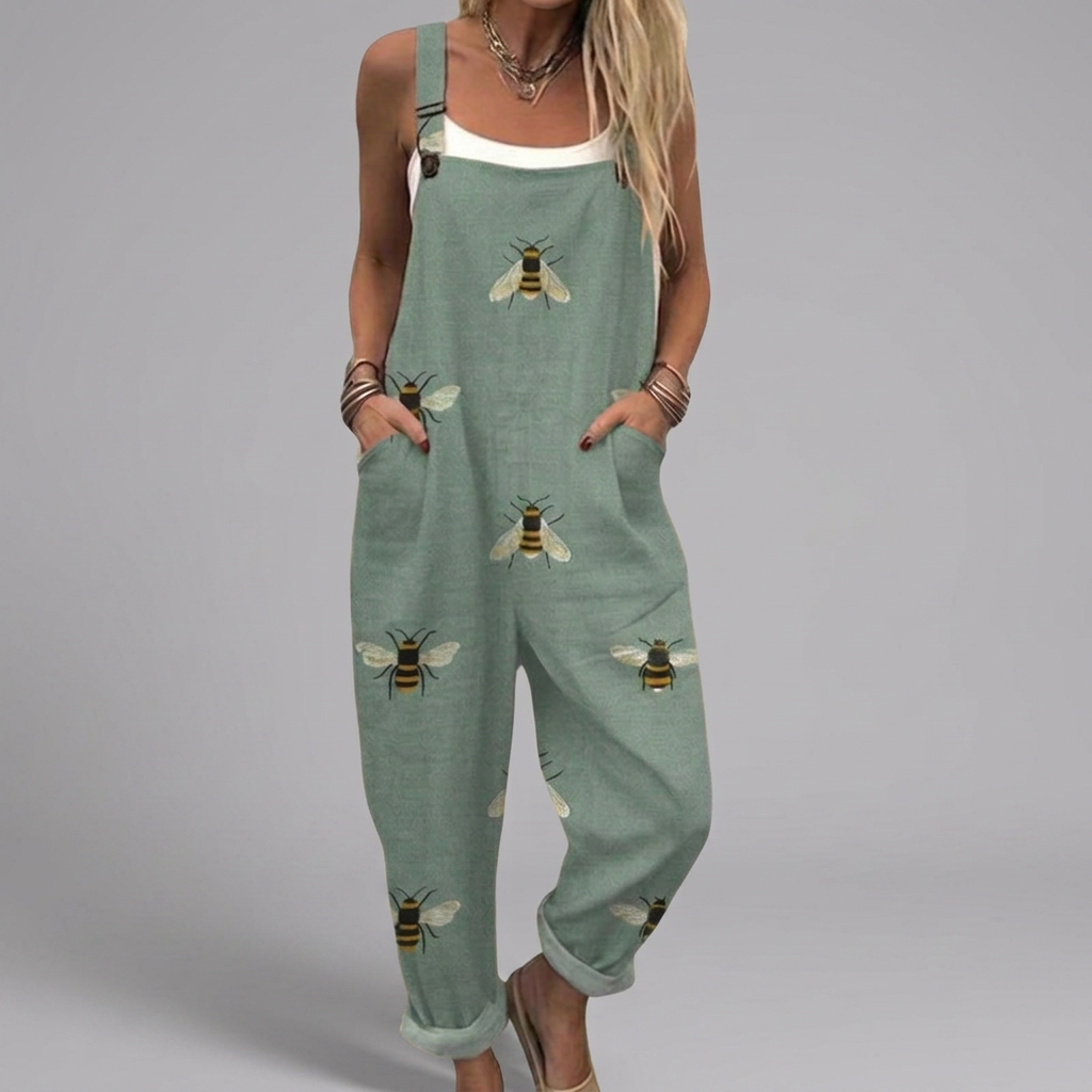 Ciara - Vintage bee dungarees | Elina Dublin