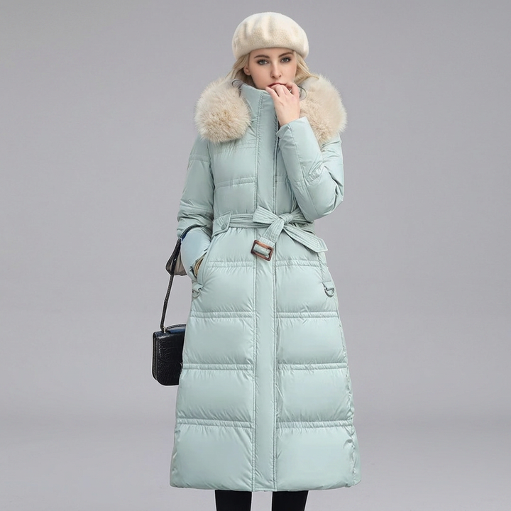 LUCIA™ | Designer Winter Parka with Fur Hood | Elina Dublin