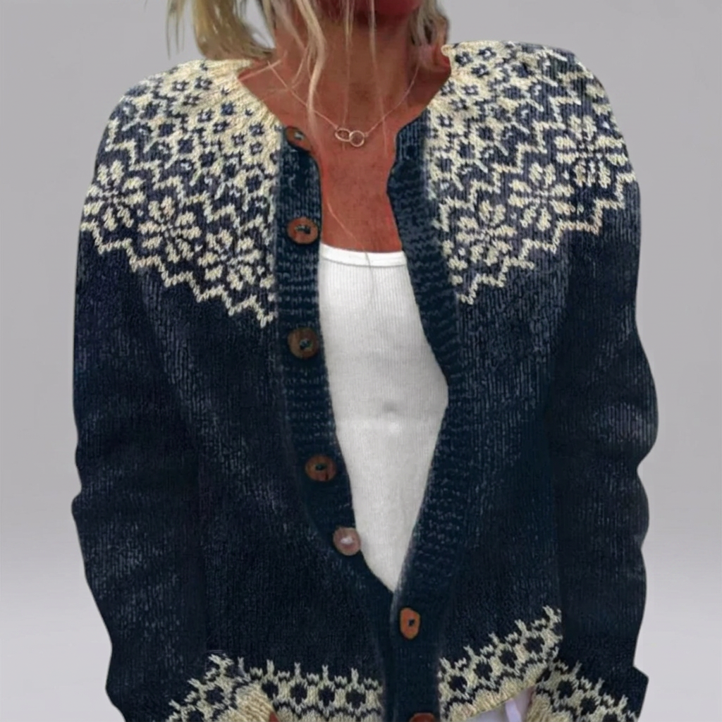 Lasairfhiona - Meadowfield Print Cardigan | Elina Dublin