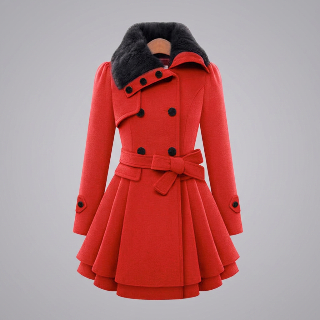 CLAUDIA™ | Vintage Flair Trench Coat | Elina Dublin