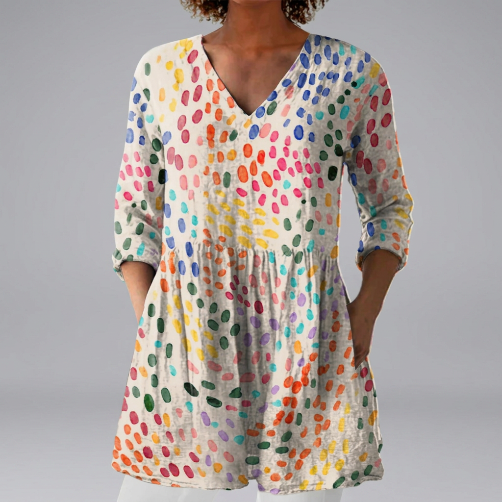 Roise - Playful Print Blouse | Elina Dublin