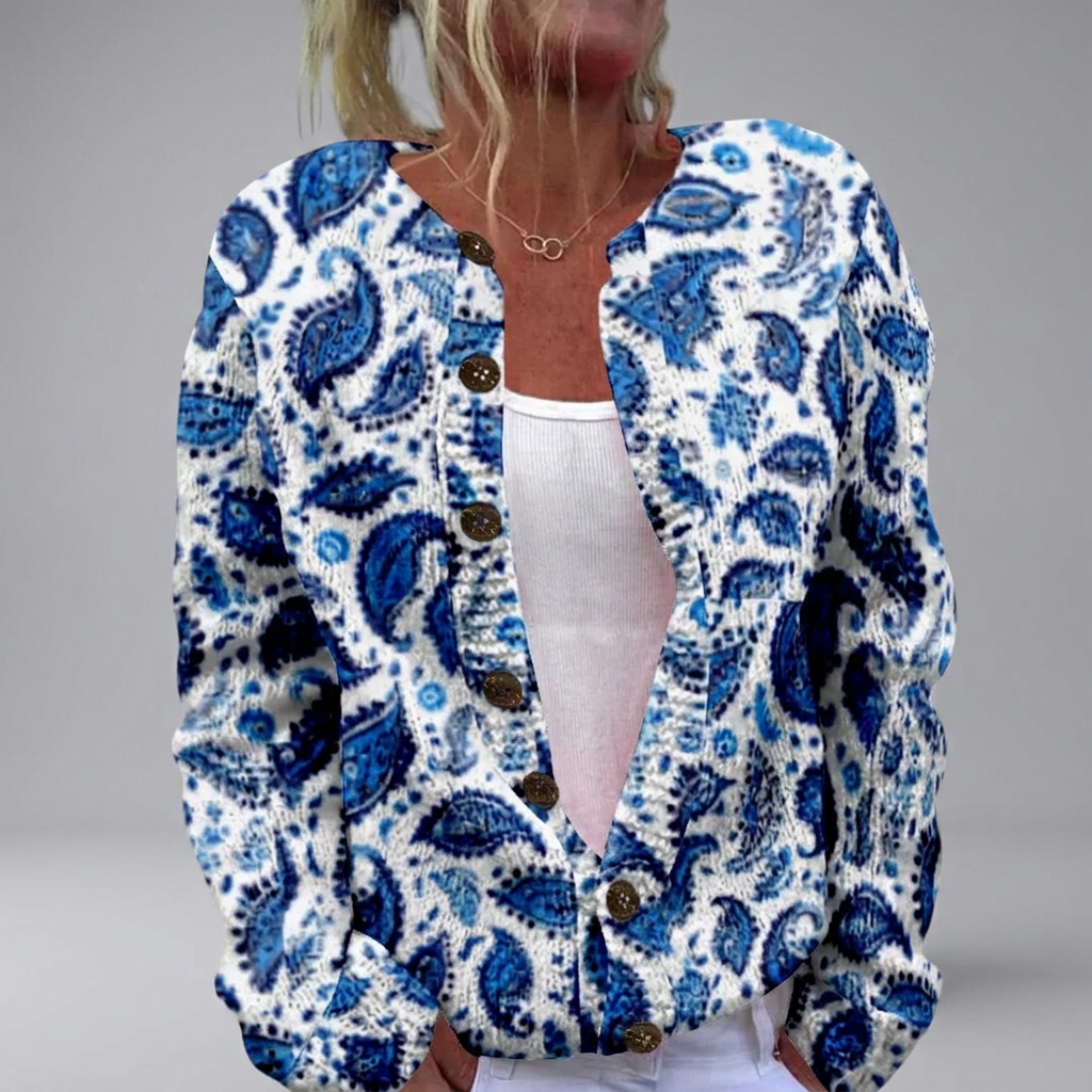 Ealga - Sunset Garden Cardigan | Elina Dublin