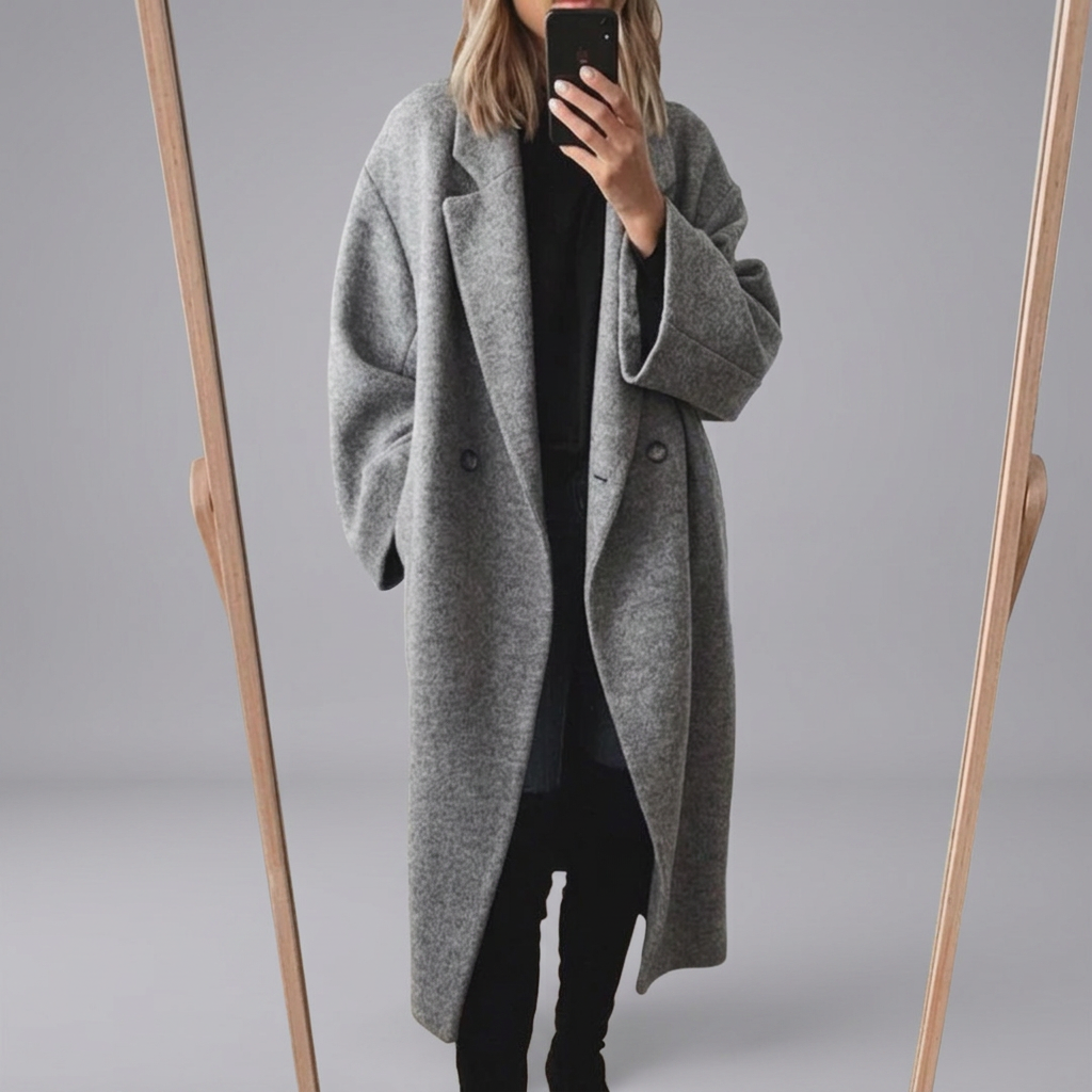 FIONA™ | Classic Tailored Overcoat | Elina Dublin