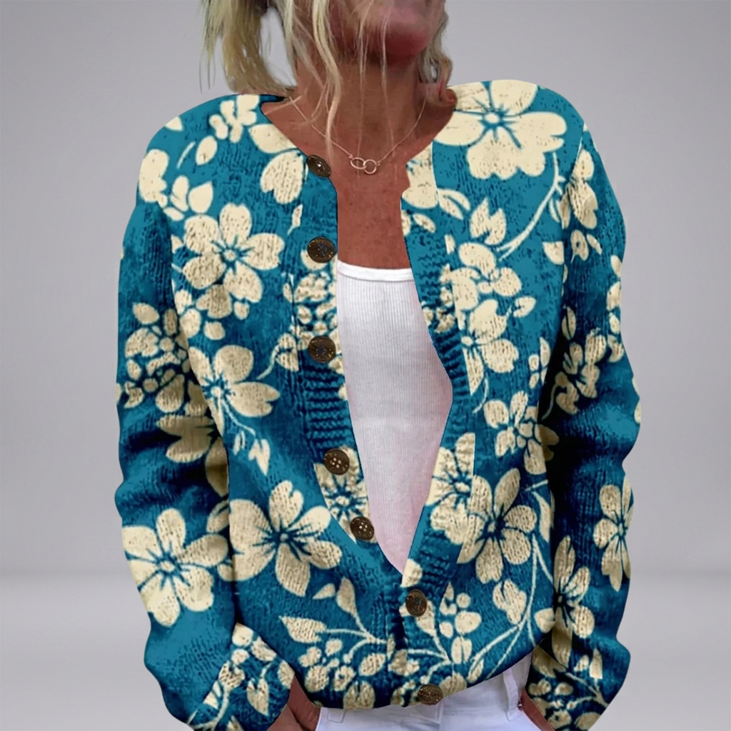 Joan - Prairie Bloom Cardigan | Elina Dublin