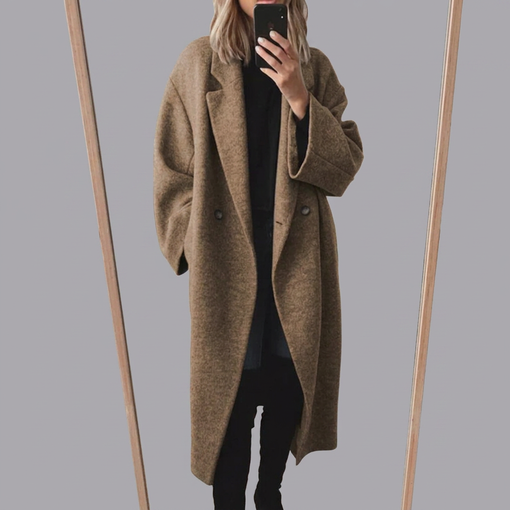 FIONA™ | Classic Tailored Overcoat | Elina Dublin