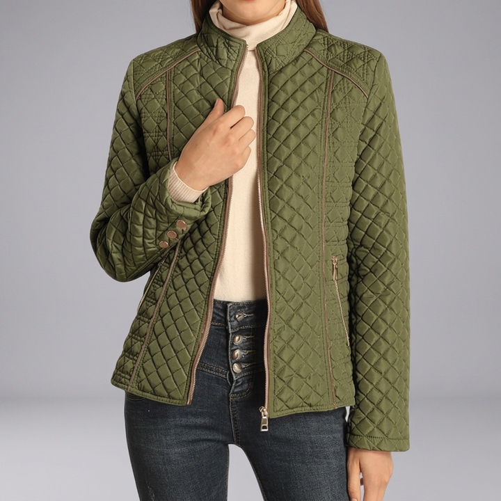 NADINE™ – Lightweight Quilted Stand-Collar Jacket | Elina Dublin