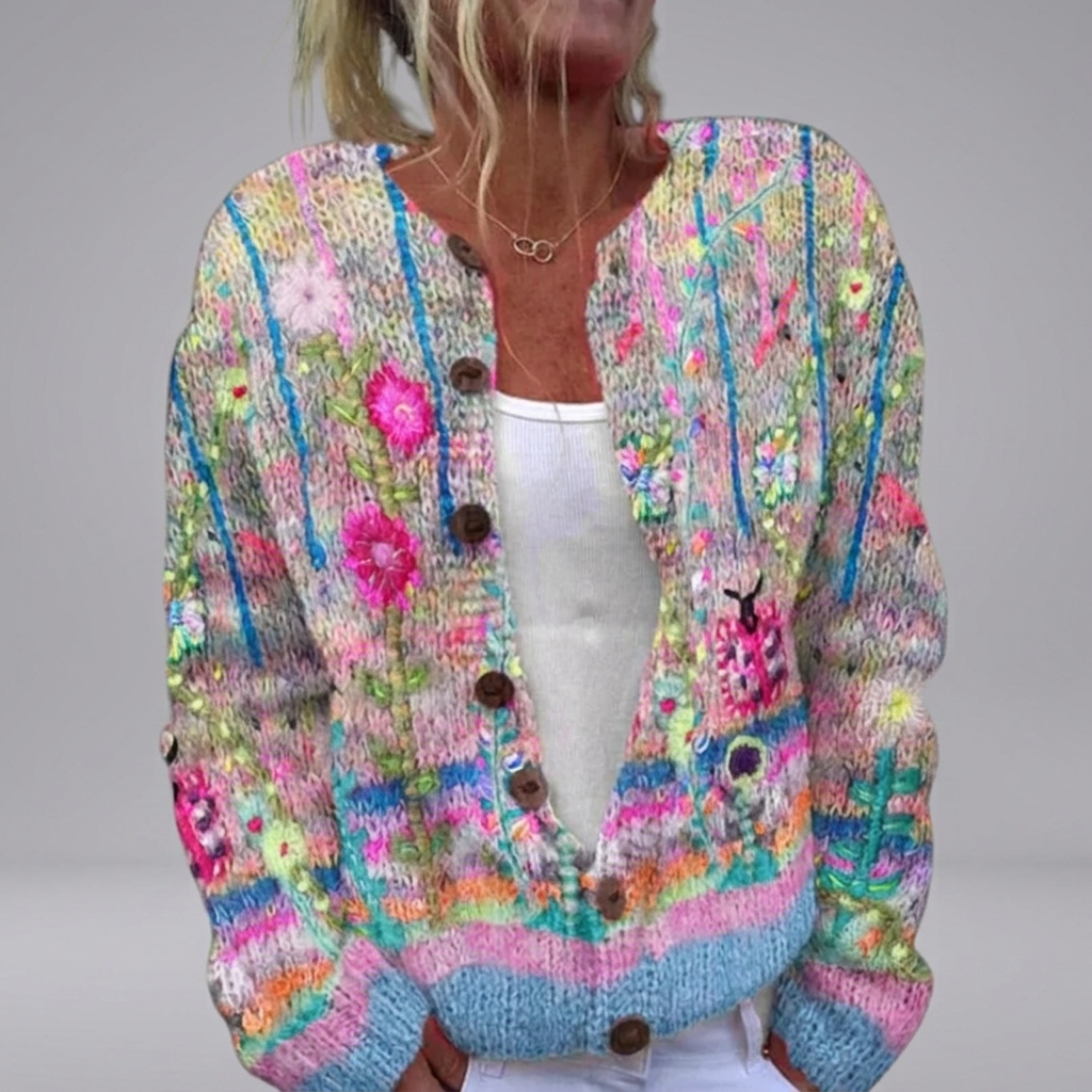 Niav - Copper Meadow Cardigan | Elina Dublin
