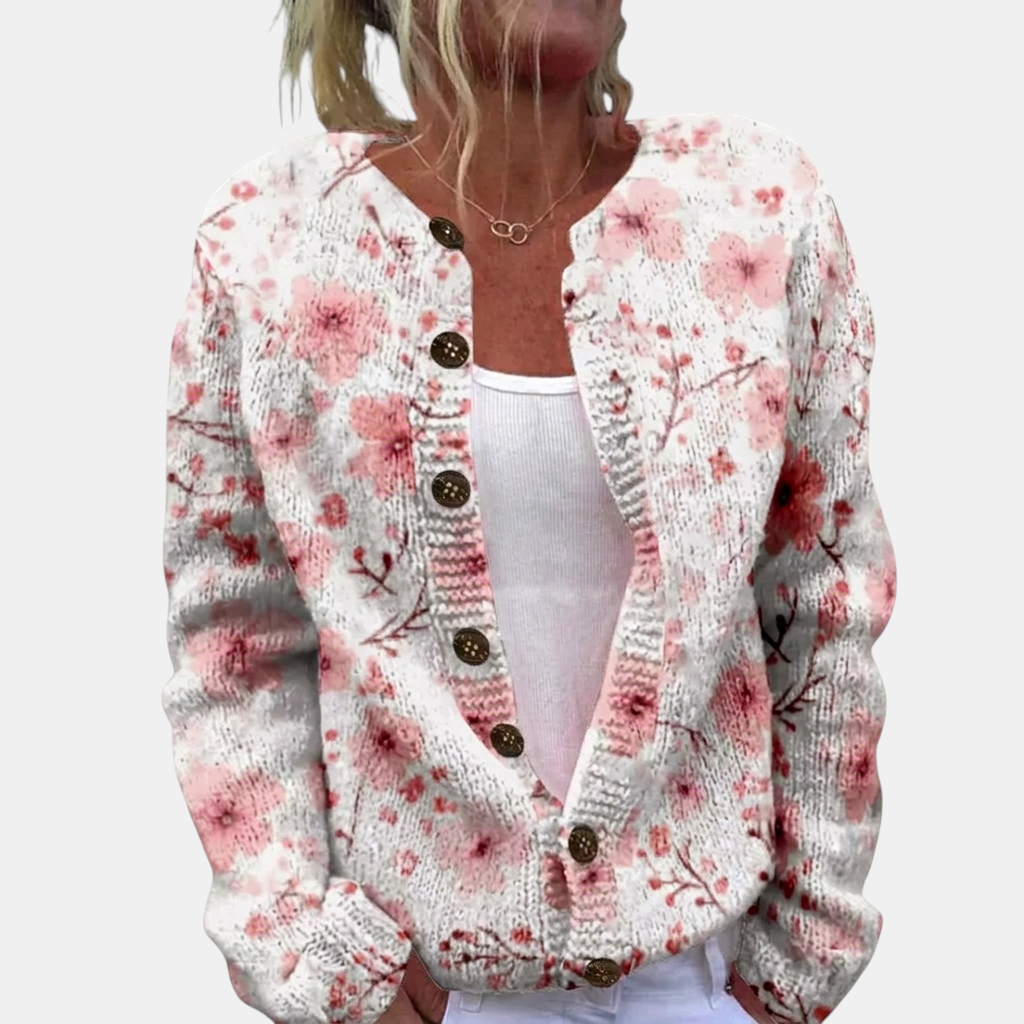 Sinnead - Orchard Bloom Cardigan | Elina Dublin