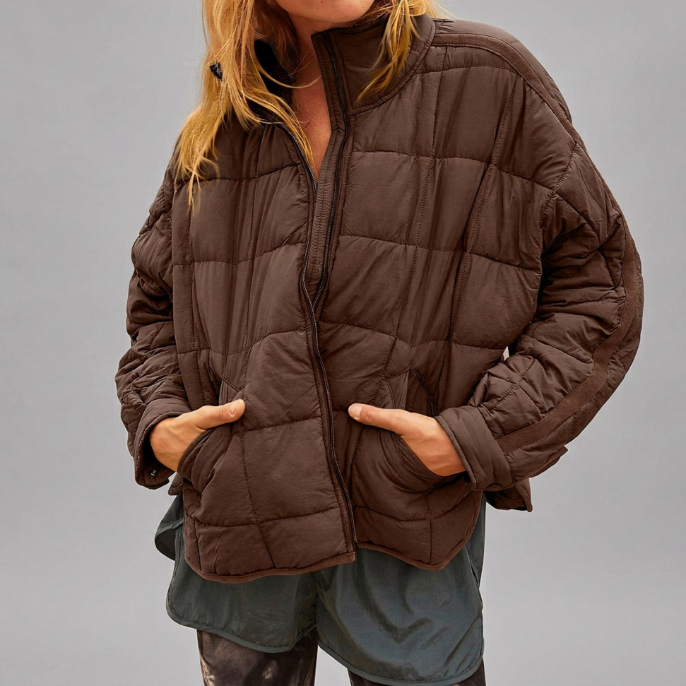 GEMMA™ – Lightweight Compact Zip Puffer Jacket | Elina Dublin