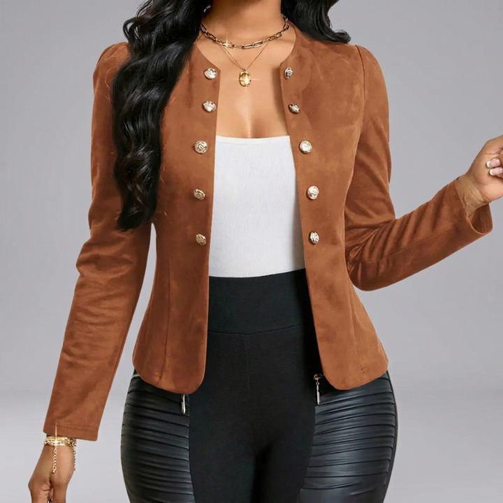 KYREE™ – Sophisticated Puff Shoulder Blazer | Elina Dublin