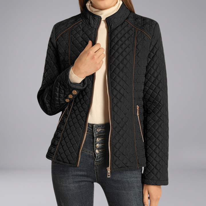 NADINE™ – Lightweight Quilted Stand-Collar Jacket | Elina Dublin