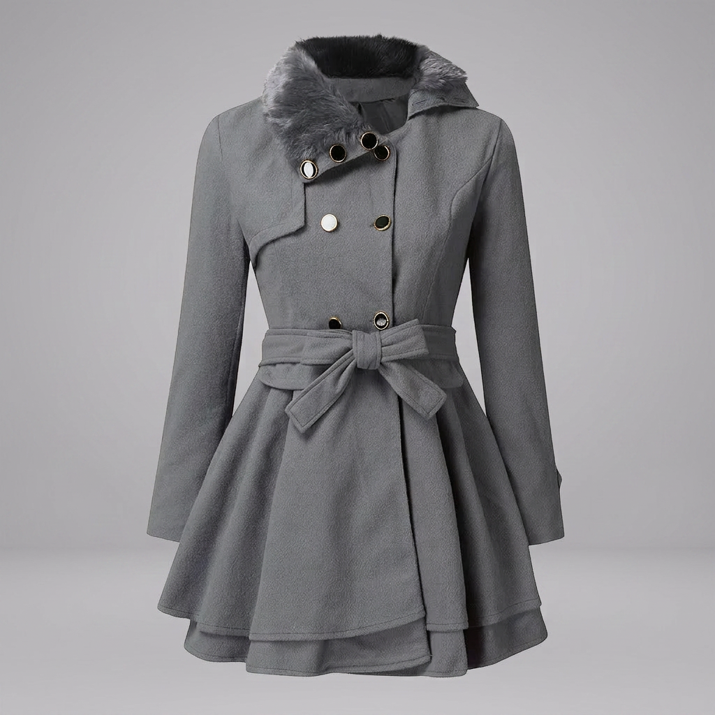CLAUDIA™ | Vintage Flair Trench Coat | Elina Dublin