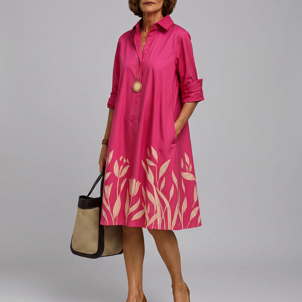 Aithne - Dress Coral | Elina Dublin
