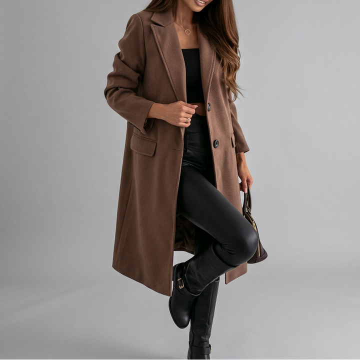 ALICE™ - Sophisticated Long Coat | Elina Dublin