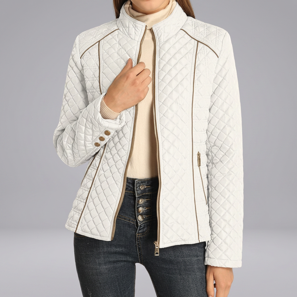 NADINE™ – Lightweight Quilted Stand-Collar Jacket | Elina Dublin