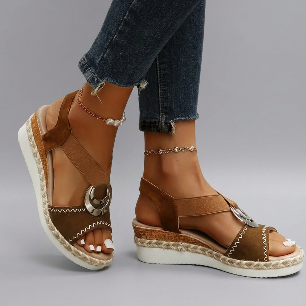 Myla – Elegant Platform Sandals | Elina Dublin