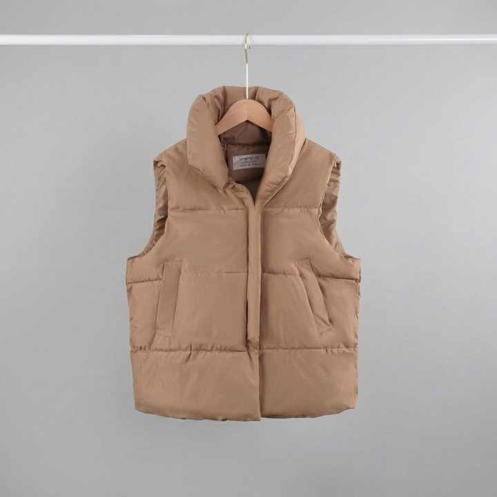 ALULA™ - Comfy Oversized High Neck Sleeveless Puffer Jacket | Elina Dublin