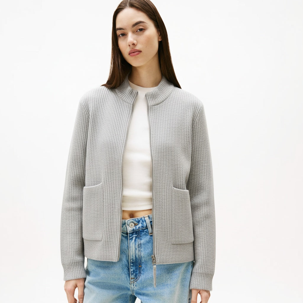 Renna Cotton Knit Cardigan | Elina Dublin