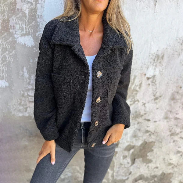 MOIRA™ - Relaxed Fit Fleece Jacket | Elina Dublin